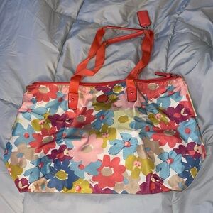 Coach travel tote bag